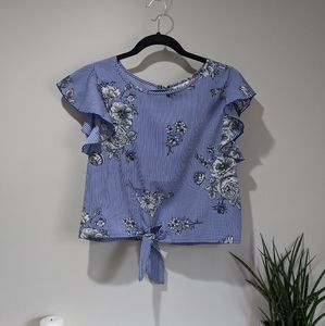 Urban Heritage Cropped Blouse